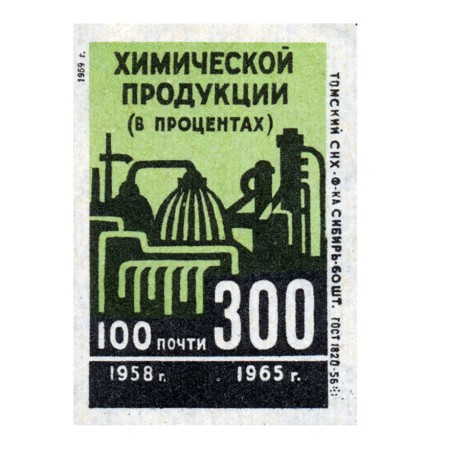 300% химической продукции в 1965 г.