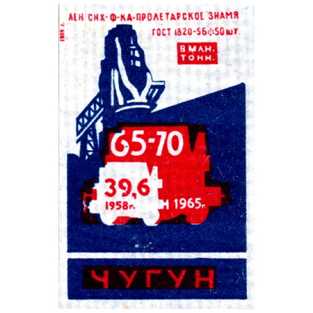 65—70 млн т. чугуна в 1965 г.